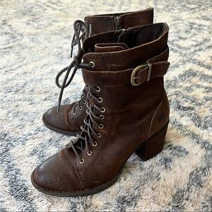 Born “Cass” Lace Up Boots